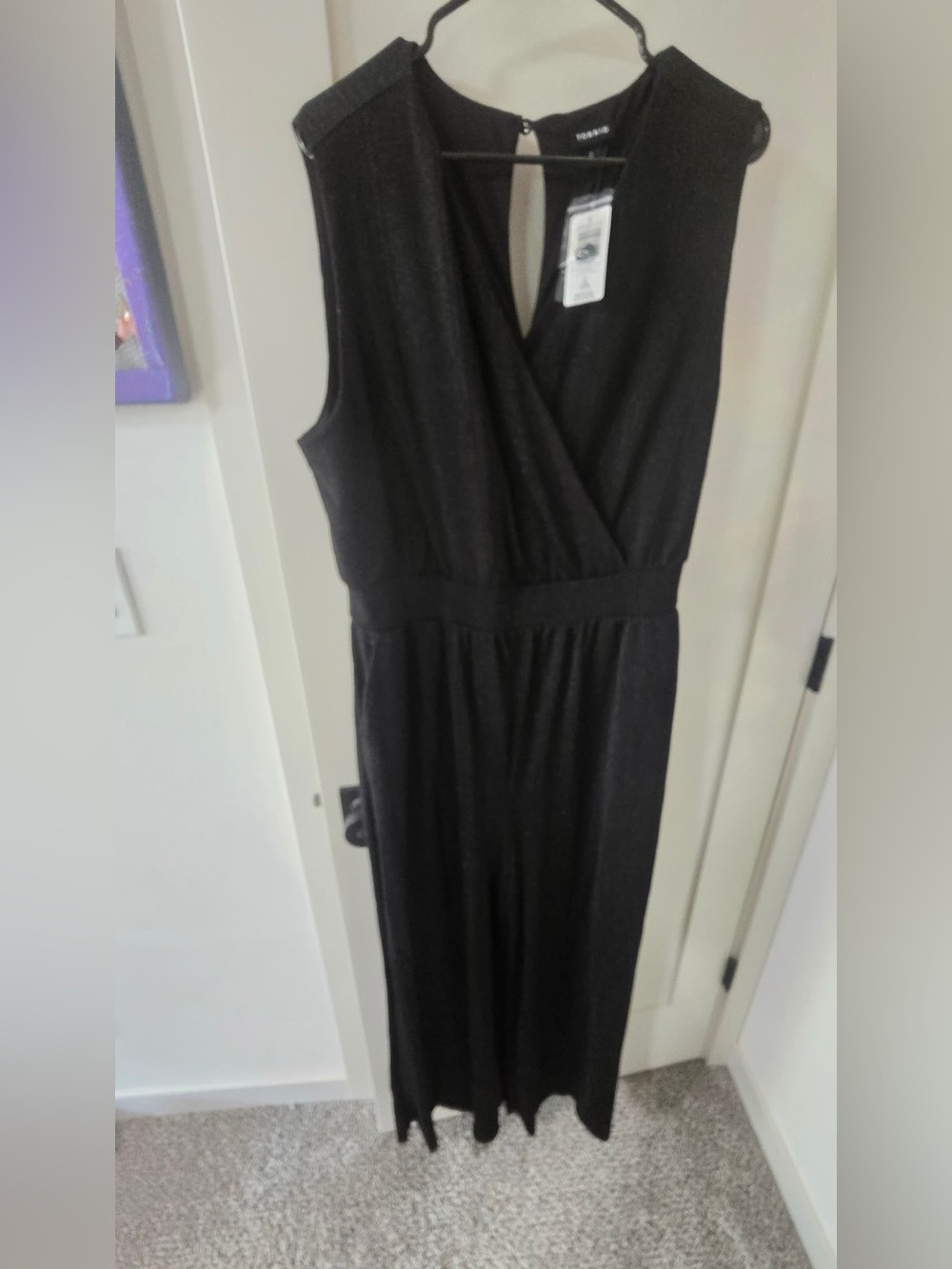NWT Torrid jumpsuit sparkly black